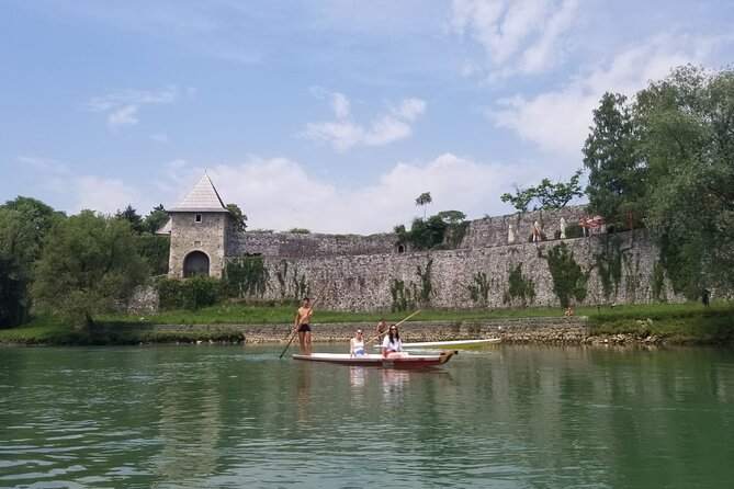 Banja Luka City Tour & A magical journey on Dayak boat - The magical part, a traditional Dayak boat on the Vrbas River