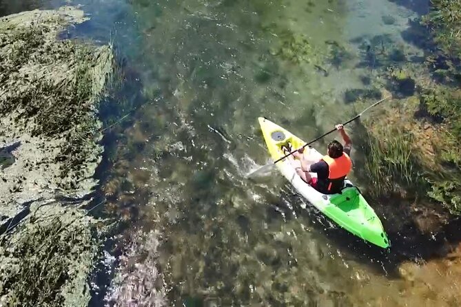 Discovery Kayak Adventure: Magical river experience near Mostar - Stop 2: Bunica Boating downriver, birds, and the grill turning point