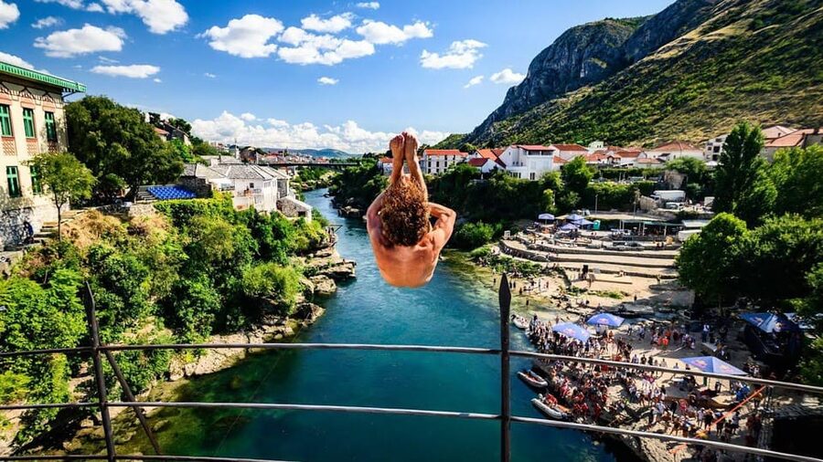 From Makarska : Mostar and Kravica Waterfalls Day Trip - Kravica Waterfalls: swimming, turquoise views, and crowd management