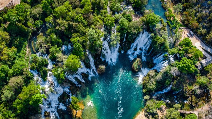 From Split and Trogir: Mostar Tour with Kravica Waterfalls - Border crossing and the cash fees you should budget