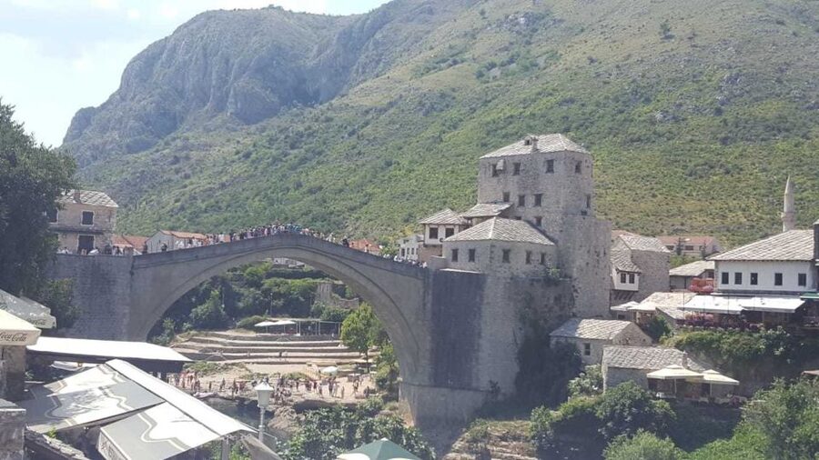 From Split or Trogir: Tour to Mostar and Kravice Waterfalls - Walking through Mostar with an English guide who knows the city