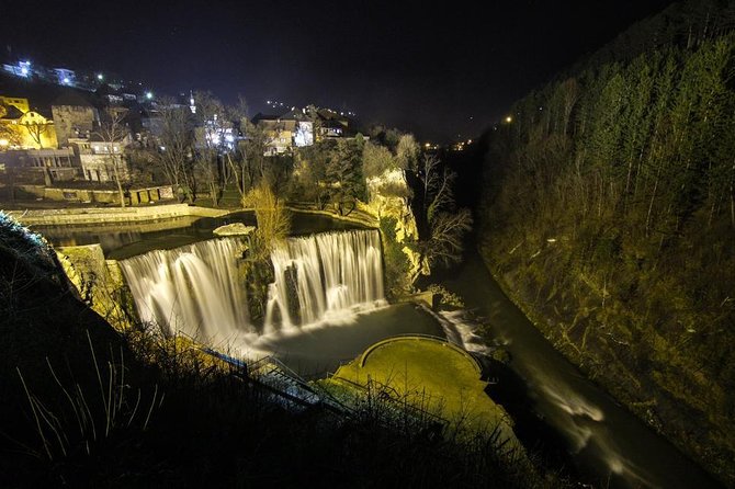 Jajce, Travnik and Pliva watermills - Day Tour from Sarajevo - Pliva Waterfall, 17 Meters of Town-Center Power