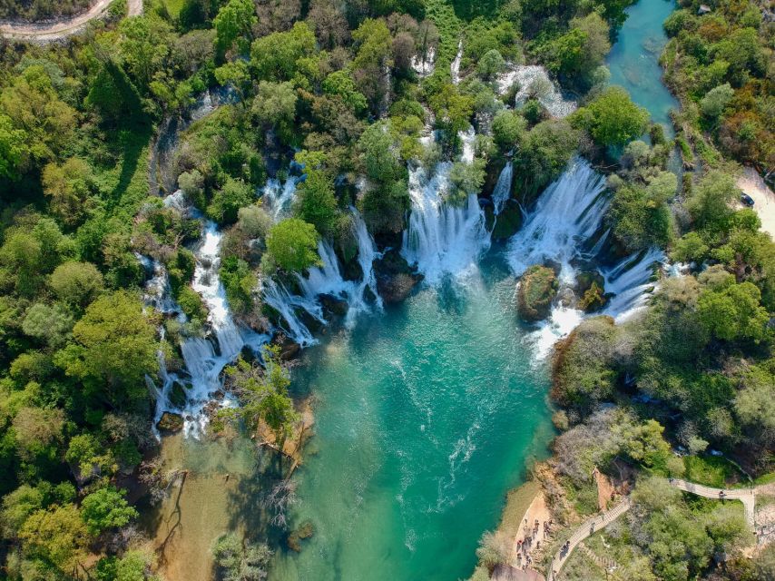 Mostar and Kravice Waterfalls Full-Day Tour from Split - Kravice National Park: waterfalls, emerald pools, and swim reality
