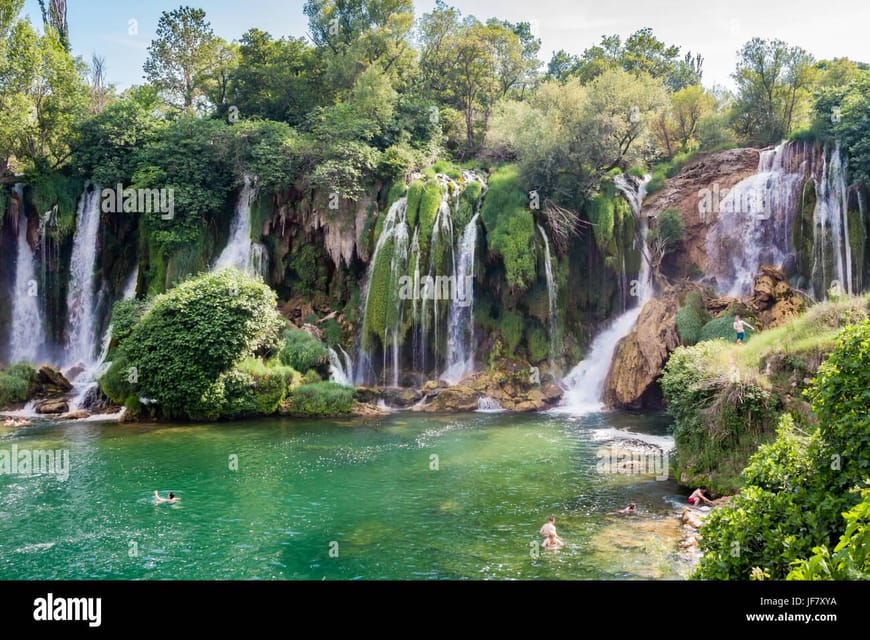 Private Day trip to Medjugorje from Split or Dubrovnik - Kravica Waterfalls: a scenic reset after the pilgrimage route