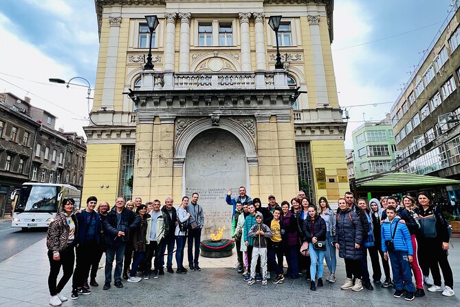 PROFESSIONAL SARAJEVO WALKING TOUR - With guide who guided STING! - Stops 5 and 11: Princip Gavrilo and Latin Bridge, the WWI assassination spot