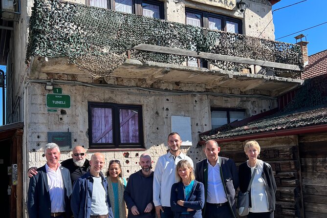 ROSES OF SARAJEVO (Official WAR + CITY tour)- Story of a Survivor - Tunnel of Hope day, plus a steady build-up of context
