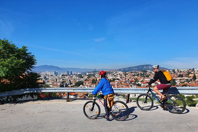 Sarajevo City SIghtseeing / War Bike Tour - Inat Kuća and Latin Bridge: the city’s turning points