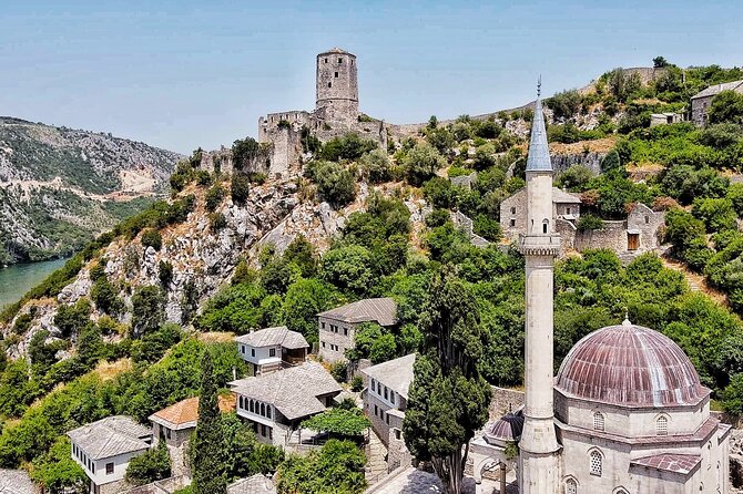 Sarajevo: Mostar, Konjic, Sufi House, Pocitelj & Kravice Falls - Počitelj’s Karst Amphitheater Village: Stone Town Views Over the River