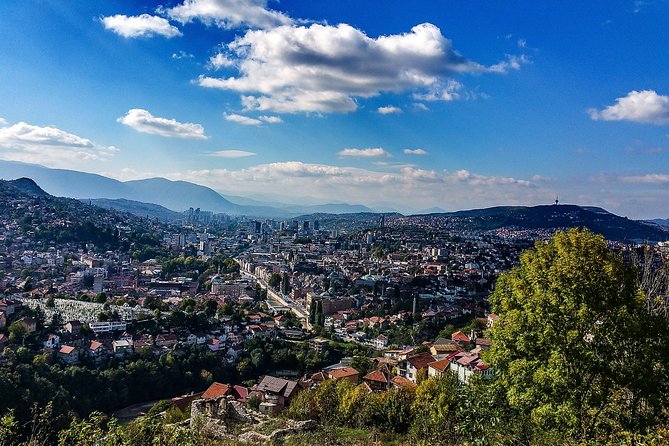SARAJEVO SIEGE TIMES '92-'95 / Sarajevo Roses & Tunnel of Hope / - Yellow Fortress: Sarajevo valley views and the first days of attacks