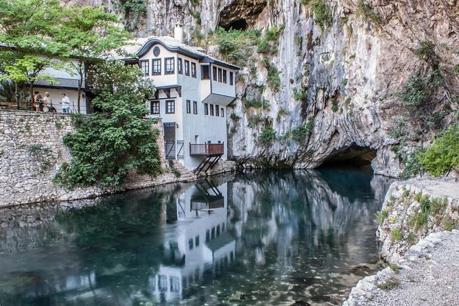 Tour of Herzegovina - From Sarajevo - Blagaj Tekija and the Buna Spring Under a 200-Meter Cliff
